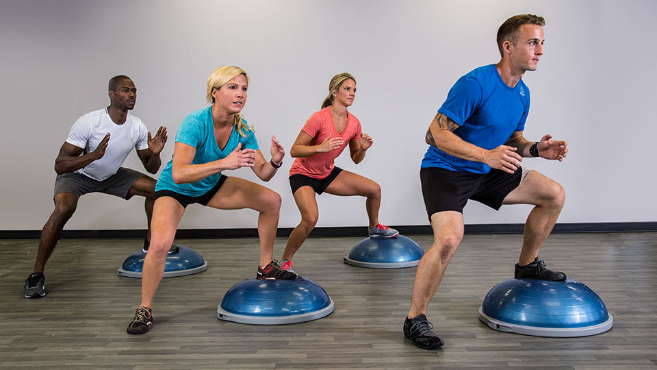 core balance training