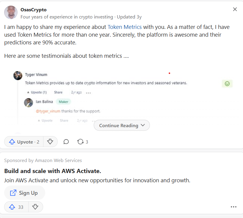 token metrics