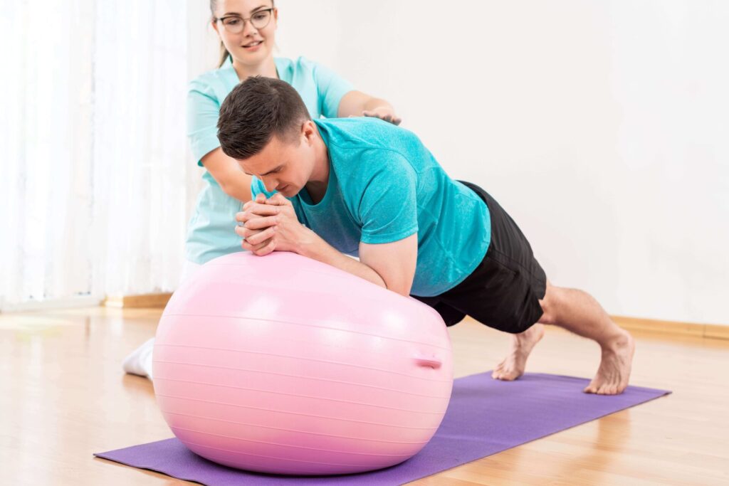 core balance training
