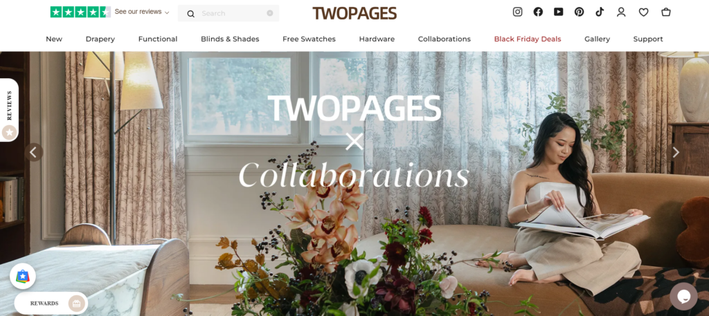 twopages curtains