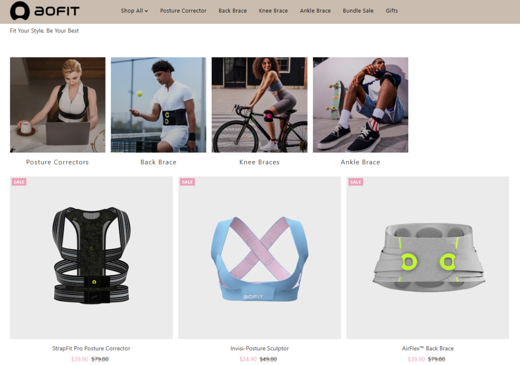 product range aofit
