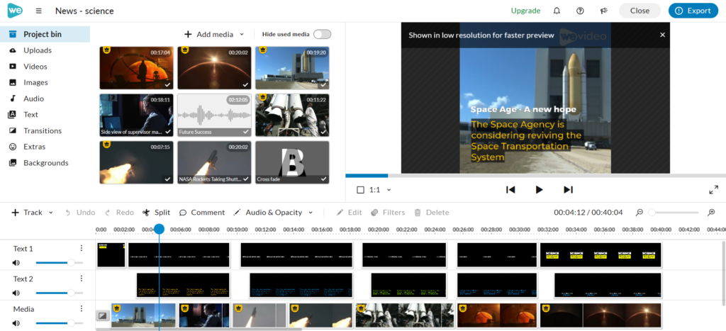 features wevideo​

