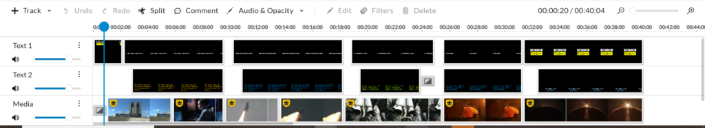transition and trimming tool wevideo
