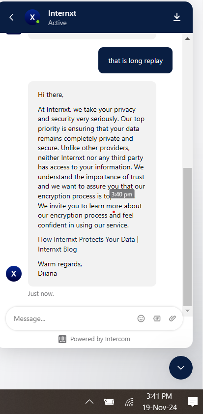 customer support