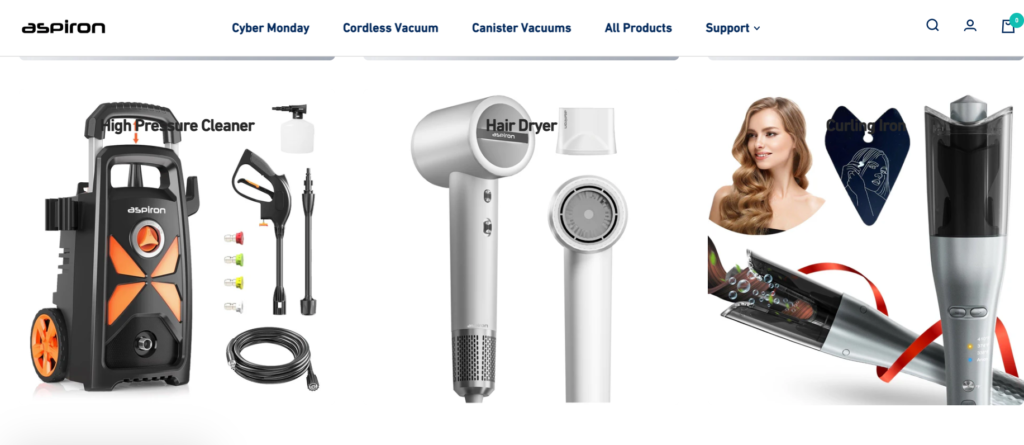 aspiron vacum cannister warranty
