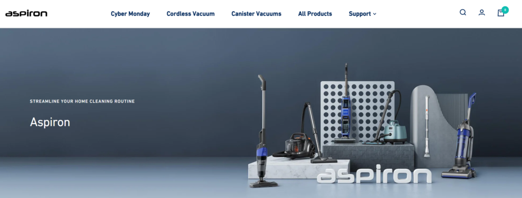 aspiron vacum cannister warranty