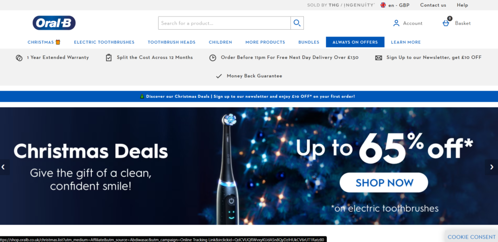 oral b electric toothbrush